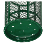 Steel Mesh Corrosion Resistant Trash Can, 48 Gal, Green, Ships In 1-3 Business Days