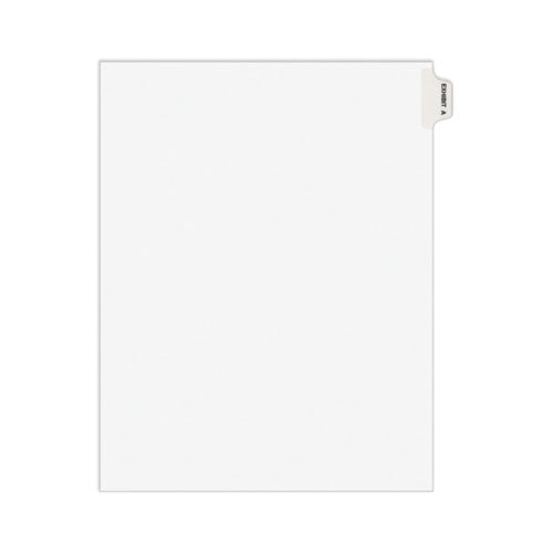Avery-style Preprinted Legal Bottom Tab Dividers, Exhibit Y, Letter, 25-pack