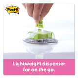 Page Flags In Dispenser, "sign & Date", Bright Green, 200 Flags-dispenser