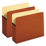 Redrope Expanding File Pockets, 5.25" Expansion, Letter Size, Redrope, 10-box