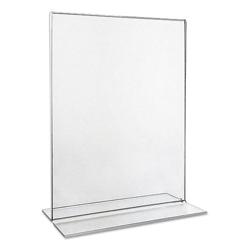 Clear 2sided Tstyle Freestanding Frame, 8 12 X 11, 2pack WATS