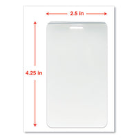 Laminating Pouches, 5 Mil, 2.5" X 4.25", Matte Clear, 25-pack