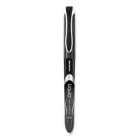 Liquid Rollerball Pen, Extra-fine 0.5 Mm, Black Ink, Black Barrel, Dozen