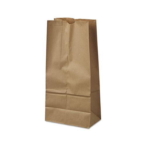 Grocery Paper Bags, 40 Lbs Capacity, #16, 7.75"w X 4.81"d X 16"h, Kraft, 500 Bags