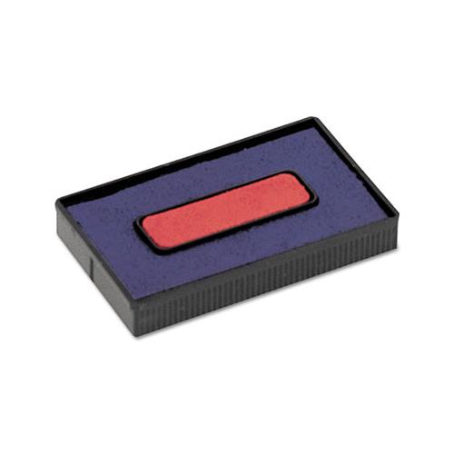 Felt Replacement Ink Pad For 2000plus Economy Message Dater, Red-blue