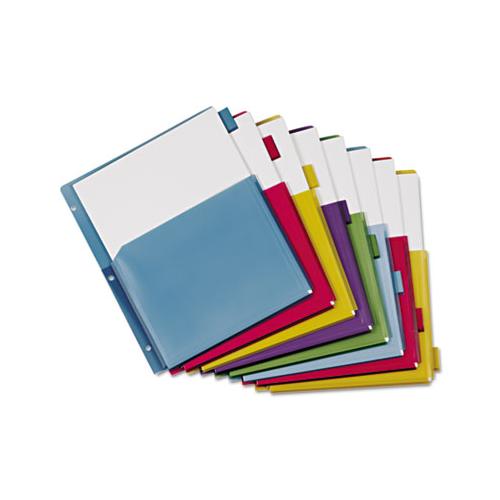 Expanding Pocket Index Dividers, 8-tab, 11 X 8.5, Assorted, 1 Set-pack