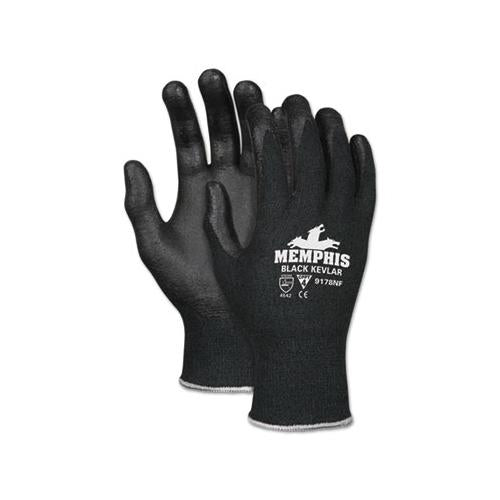 Kevlar Gloves 9178nf, Kevlar-nitrile Foam, Black, Large