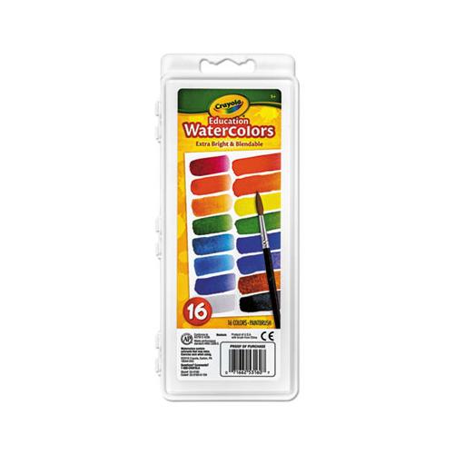 Watercolors, 16 Assorted Colors