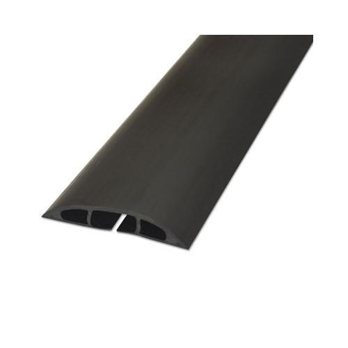 Light Duty Floor Cable Cover, 72" X 2.5" X 0.5", Black
