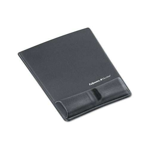 Memory Foam Wrist Support W-attached Mouse Pad, Graphite