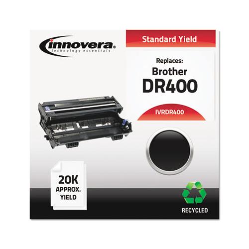 Remanufactured Black Drum Unit, Replacement For Brother Dr400, 20,000 Page-yield