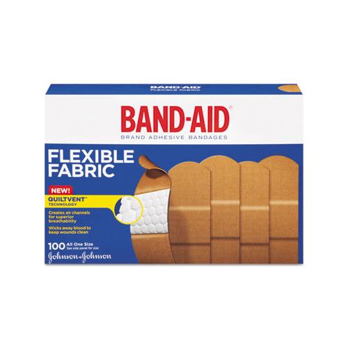 Flexible Fabric Adhesive Bandages, 1" X 3", 100-box