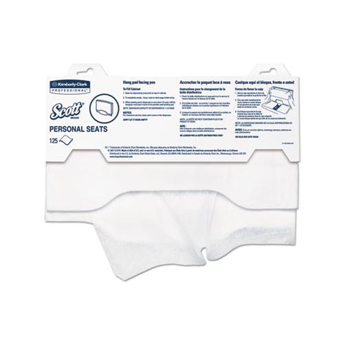 Personal Seats Sanitary Toilet Seat Covers, 15 X 18, White, 125-pack, 24 Packs-carton