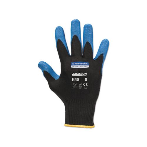 G40 Nitrile Coated Gloves, 230 Mm Length, Medium-size 8, Blue, 12 Pairs