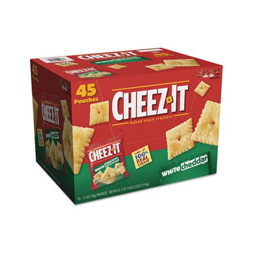 Cheez-it Crackers, 1.5 Oz Bag, White Cheddar, 45-carton