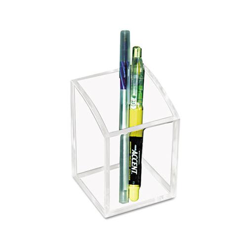 Acrylic Pencil Cup, 2 3-4 X 2 3-4 X 4, Clear