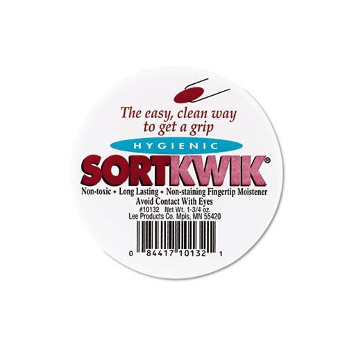 Sortkwik Fingertip Moisteners, 1 3-4 Oz, Pink, 2-pack
