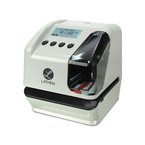 Lt5000 Electronic Time And Date Stamp, Electronic, Cool Gray