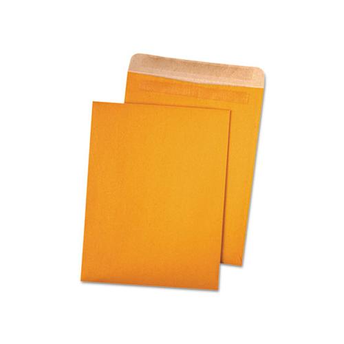 100% Recycled Brown Kraft Redi-seal Envelope, #10 1-2, Cheese Blade Flap, Redi-seal Closure, 9 X 12, Brown Kraft, 100-box