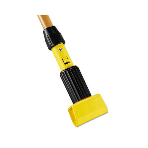 Gripper Hardwood Mop Handle, 1 1-8 Dia X 60, Natural-yellow