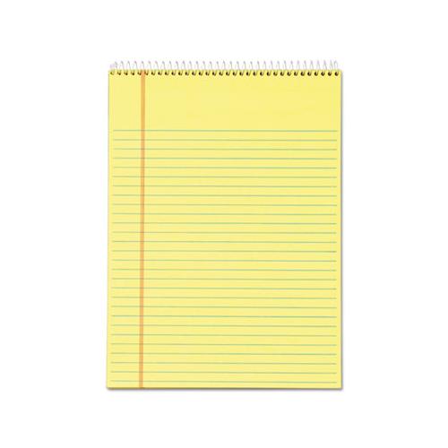 Docket Ruled Wirebound Pad, Wide-legal Rule, Green Cover, 8.5 X 11.75, 70 Sheets