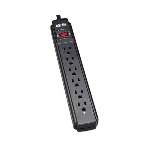 Protect It! Surge Protector, 6 Outlets, 6 Ft Cord, 790 Joules, Black