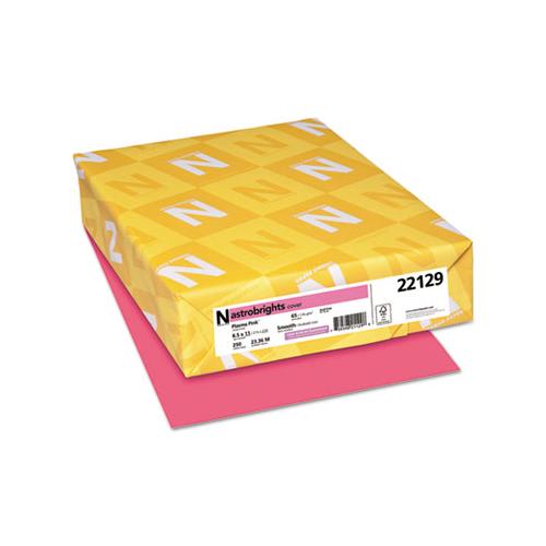 Color Cardstock, 65 Lb, 8.5 X 11, Plasma Pink, 250-pack