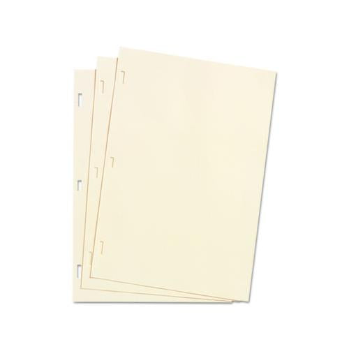 Looseleaf Minute Book Ledger Sheets, Ivory Linen, 14 X 8-1-2, 100 Sheet-box