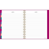 Harmony Weekly/monthly Poly Planner, 8.88 X 7.69, Purple/gold Cover, 13-month (jan To Jan): 2025 To 2026