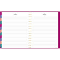 Harmony Weekly/monthly Poly Planner, Weekly: Vertical Format, 11 X 9.38, Purple/gold Cover, 13-month (jan To Jan): 2025-2026