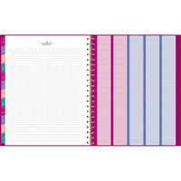 Harmony Weekly/monthly Poly Planner, Weekly: Vertical Format, 11 X 9.38, Purple/gold Cover, 13-month (jan To Jan): 2025-2026