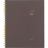 Workstyle Weekly/monthly Planner, 11 X 9.38, Brown/gold Cover, 12-month (jan To Dec): 2025