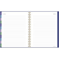 Badge Geo Weekly/monthly Planner, 11 X 9.25, Purple/gold Cover, 13-month (jan To Jan): 2025 To 2026