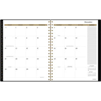 Radiate Weekly/monthly Planner, Stylized Solar-eclipse Artwork, 11 X 9.25, Black/gold Cover, 12-month (jan To Dec): 2025
