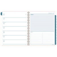 Glacier Weekly/monthly Planner, Glacier Artwork, 11" X 9.25", Blue/gray/silver Cover, 12-month (jan To Dec): 2025