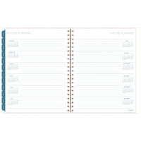 Glacier Weekly/monthly Planner, Glacier Artwork, 11" X 9.25", Blue/gray/silver Cover, 12-month (jan To Dec): 2025