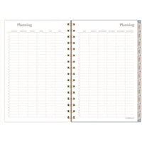 Triad Weekly/monthly Planner, Geometric Artwork, 8.5" X 6.38", Multicolor Cover, 12-month (jan To Dec): 2025