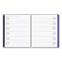 Contemporary Monthly Planner, 11.38 X 9.63, Purple Cover, 12-month (jan To Dec): 2024