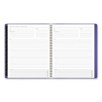 Contemporary Monthly Planner, 11.38 X 9.63, Purple Cover, 12-month (jan To Dec): 2024