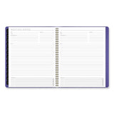 Contemporary Monthly Planner, 11.38 X 9.63, Purple Cover, 12-month (jan To Dec): 2024