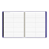 Contemporary Monthly Planner, 11.38 X 9.63, Purple Cover, 12-month (jan To Dec): 2024