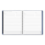 Contemporary Monthly Planner, 11.38 X 9.63, Blue Cover, 12-month (jan To Dec): 2024