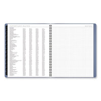 Contemporary Monthly Planner, 11.38 X 9.63, Blue Cover, 12-month (jan To Dec): 2024