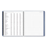 Contemporary Monthly Planner, 11.38 X 9.63, Blue Cover, 12-month (jan To Dec): 2024