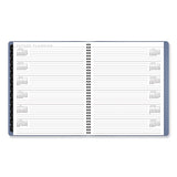 Contemporary Monthly Planner, 11.38 X 9.63, Blue Cover, 12-month (jan To Dec): 2024