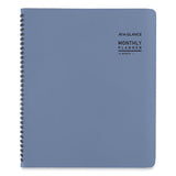 Contemporary Monthly Planner, 11.38 X 9.63, Blue Cover, 12-month (jan To Dec): 2024