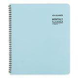 Contemporary Lite Monthly Planner, 11 X 9.5, Light Blue Cover, 12-month (jan To Dec): 2024