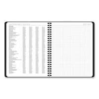 Contempo Lite Academic Year Weekly/monthly Planner, 8.75 X 7.87, Black Cover, 12-month (july To June) 2023 To 2024