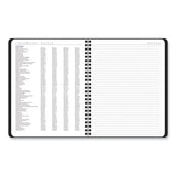 Contempo Lite Academic Year Weekly/monthly Planner, 8.75 X 7.87, Black Cover, 12-month (july To June) 2023 To 2024