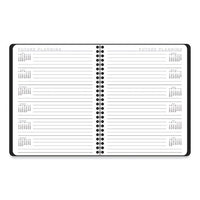 Contempo Lite Academic Year Weekly/monthly Planner, 8.75 X 7.87, Black Cover, 12-month (july To June) 2023 To 2024